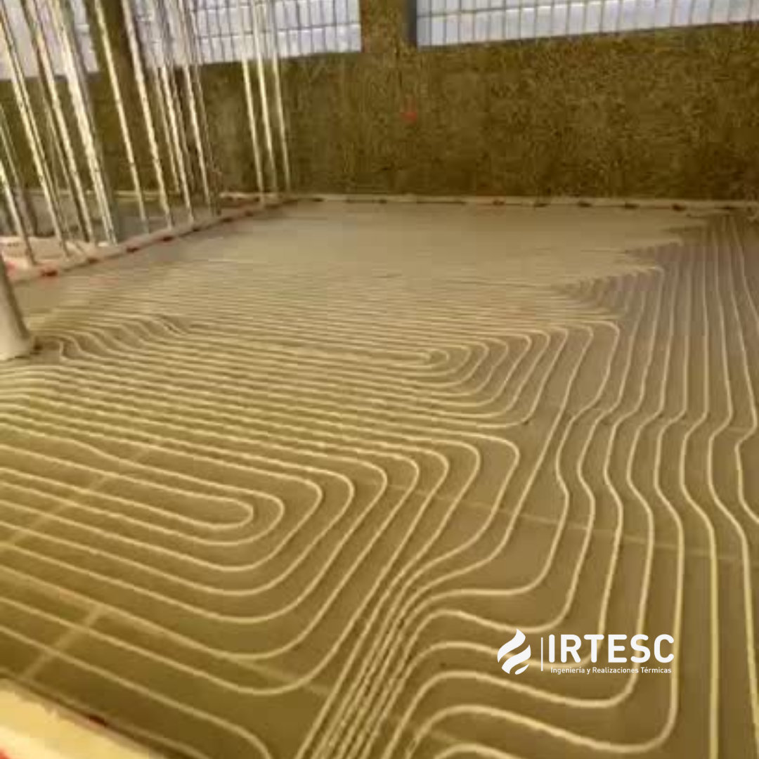 Suelo radiante con aerotermia Salesianos