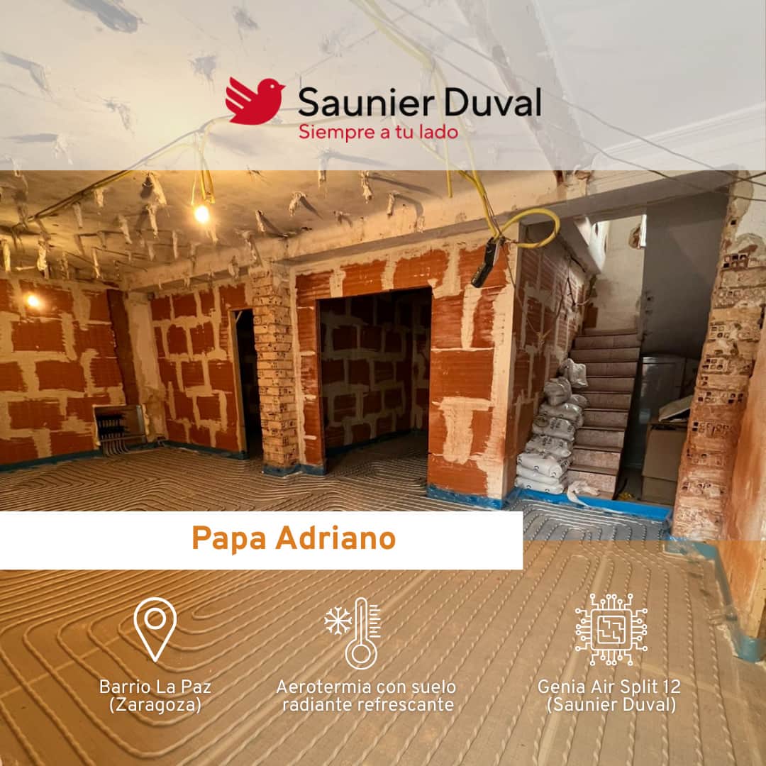 suelo radiante refrescante en Barrio La Paz