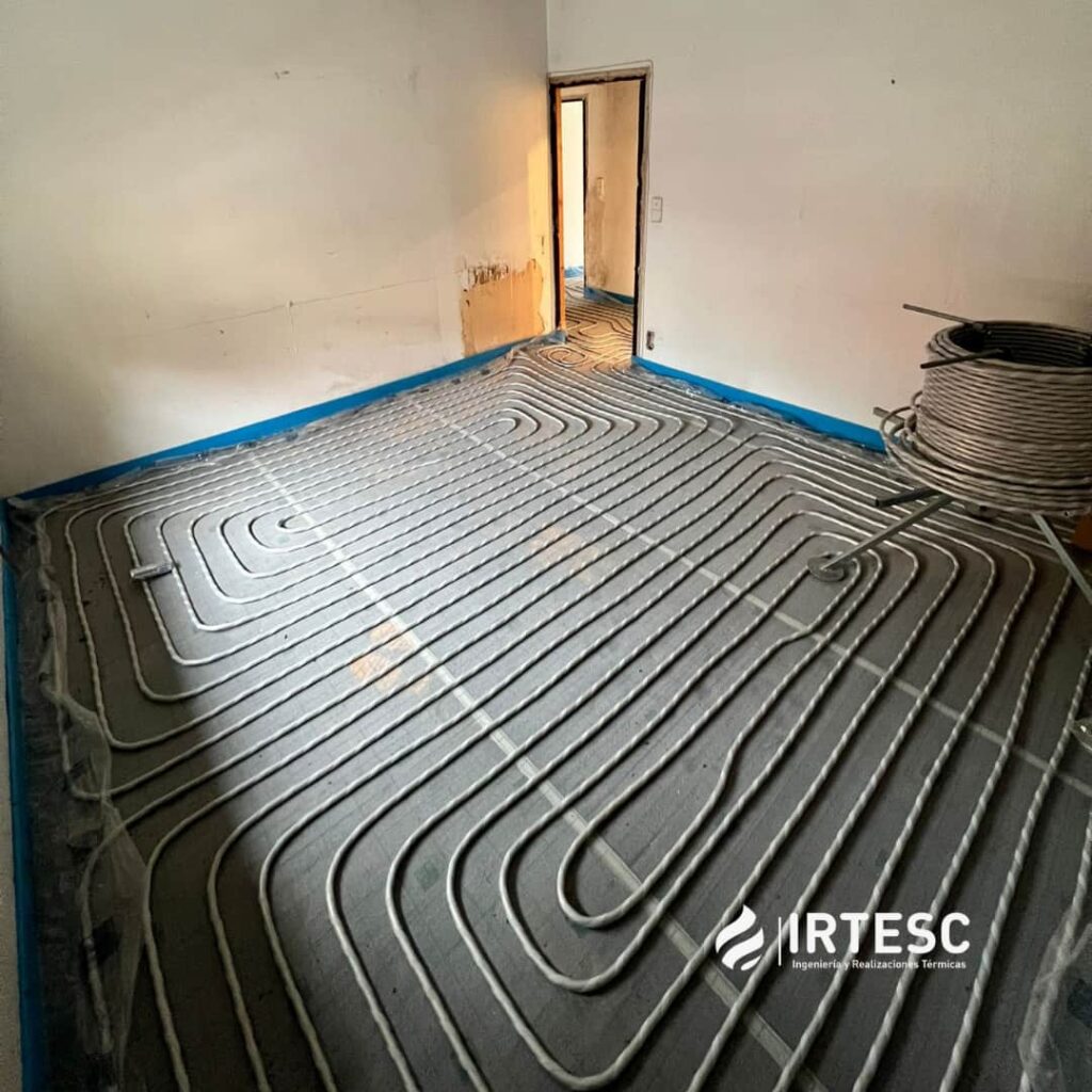 suelo radiante refrescante en Barrio La Paz