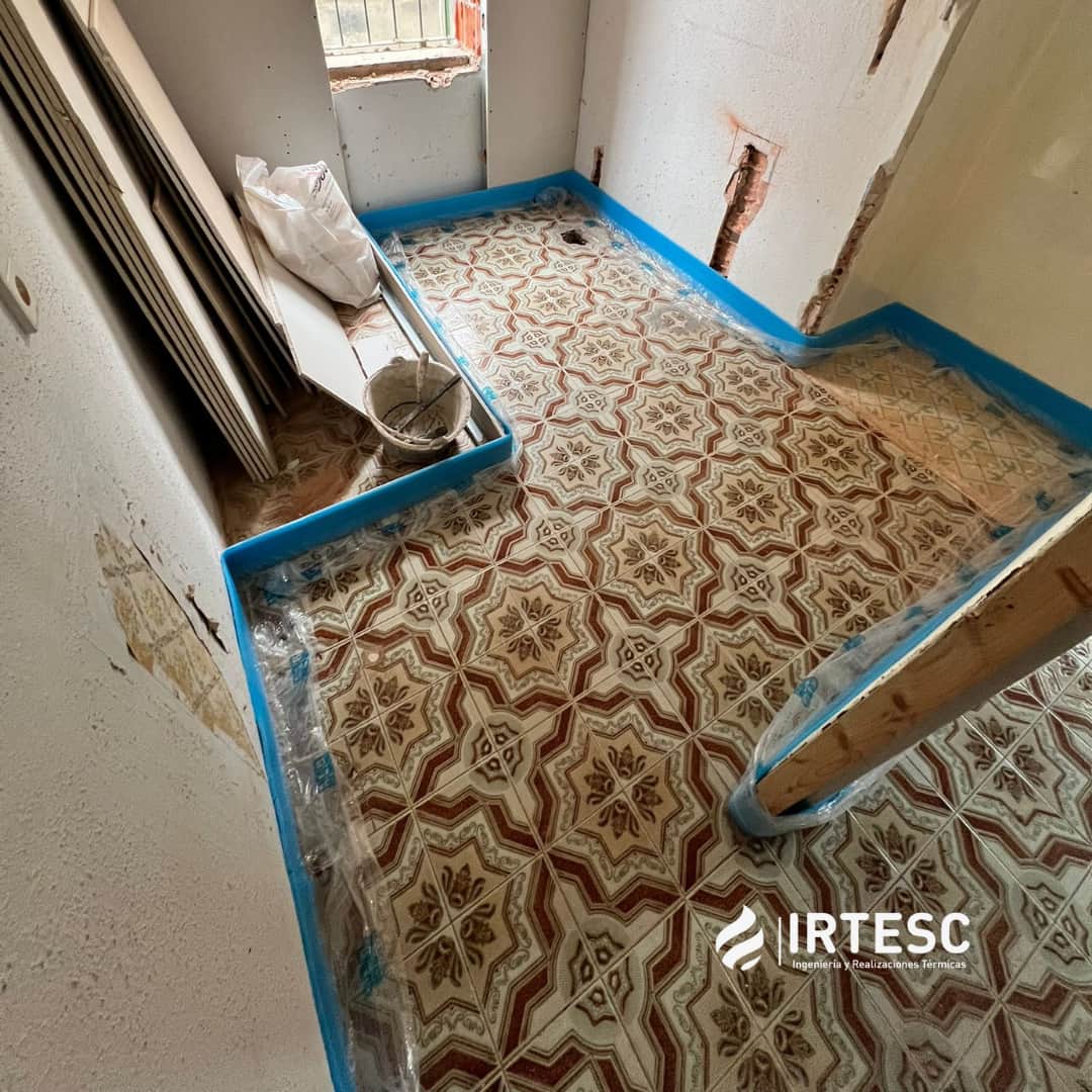 suelo radiante refrescante en Barrio La Paz